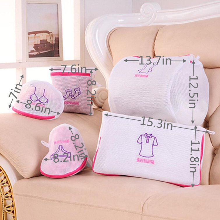 Rebrilliant Fabric Wash Bags / Lingerie Bags 5 Piece Set Wayfair Canada